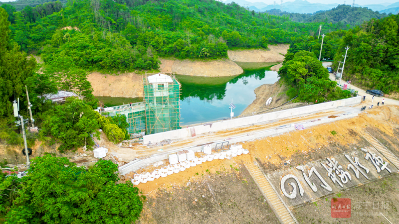 图文：四门楼水库除险加固护安全