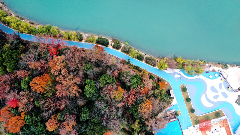 图文：淦河公园景如画