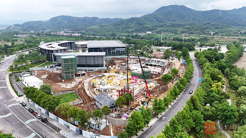 图文：养心谷水乐园即将建成