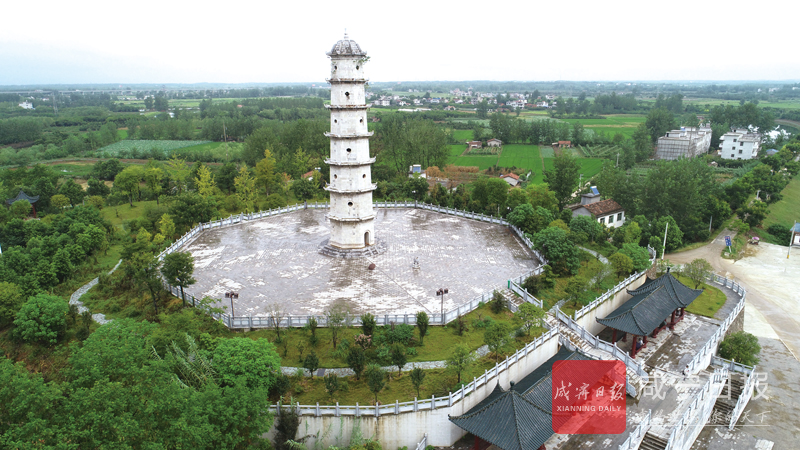 笔峰塔:峰入蟾宫折桂香 咸宁网